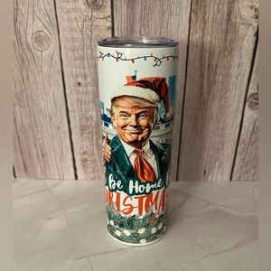 Trump Christmas Themed Stainless Steel Tumbler | Holiday Humor